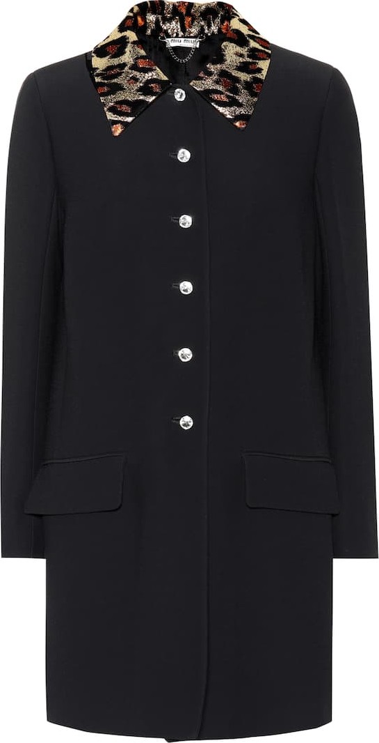 Miu Miu Crystal embellished coat