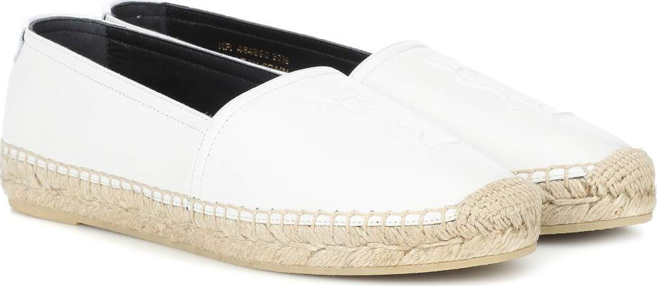 Saint Laurent Monogram leather espadrilles