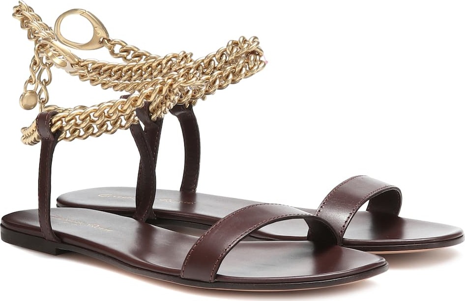 Gianvito Rossi Myko leather sandals