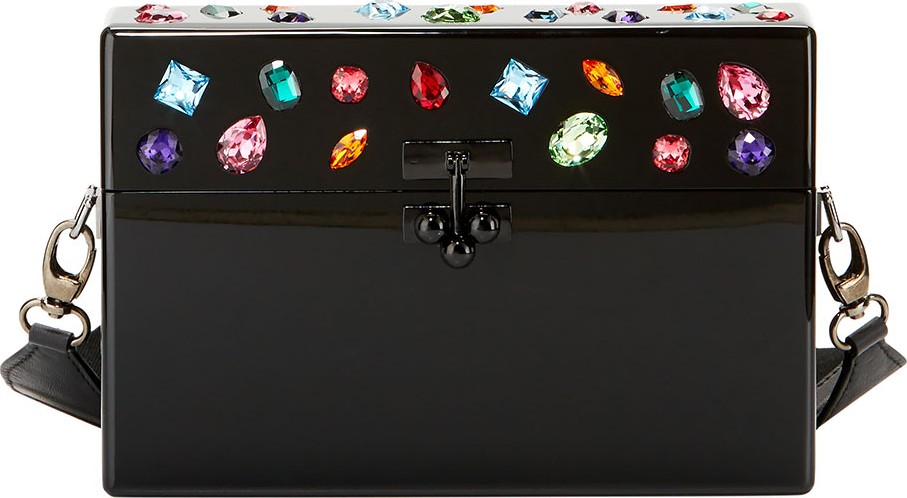 Edie Parker Small Jewelie Trunk Bag