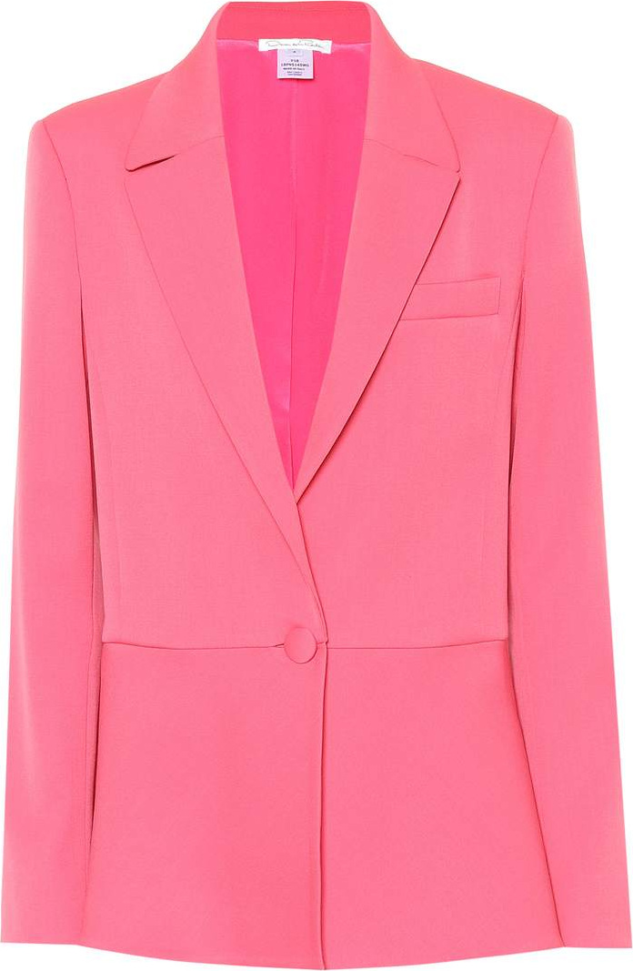 Oscar De La Renta Stretch-wool blazer
