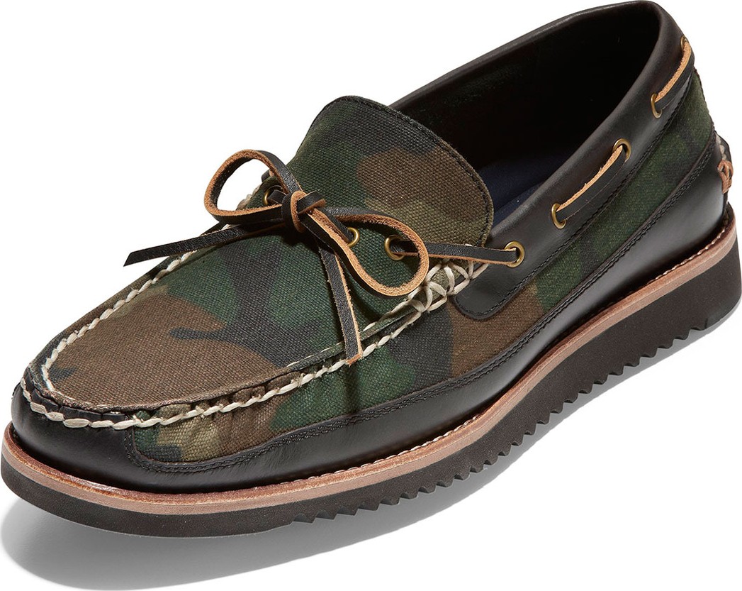 Cole Haan Men's Pinch Rugged Camp Moc Camo Boat Shoes