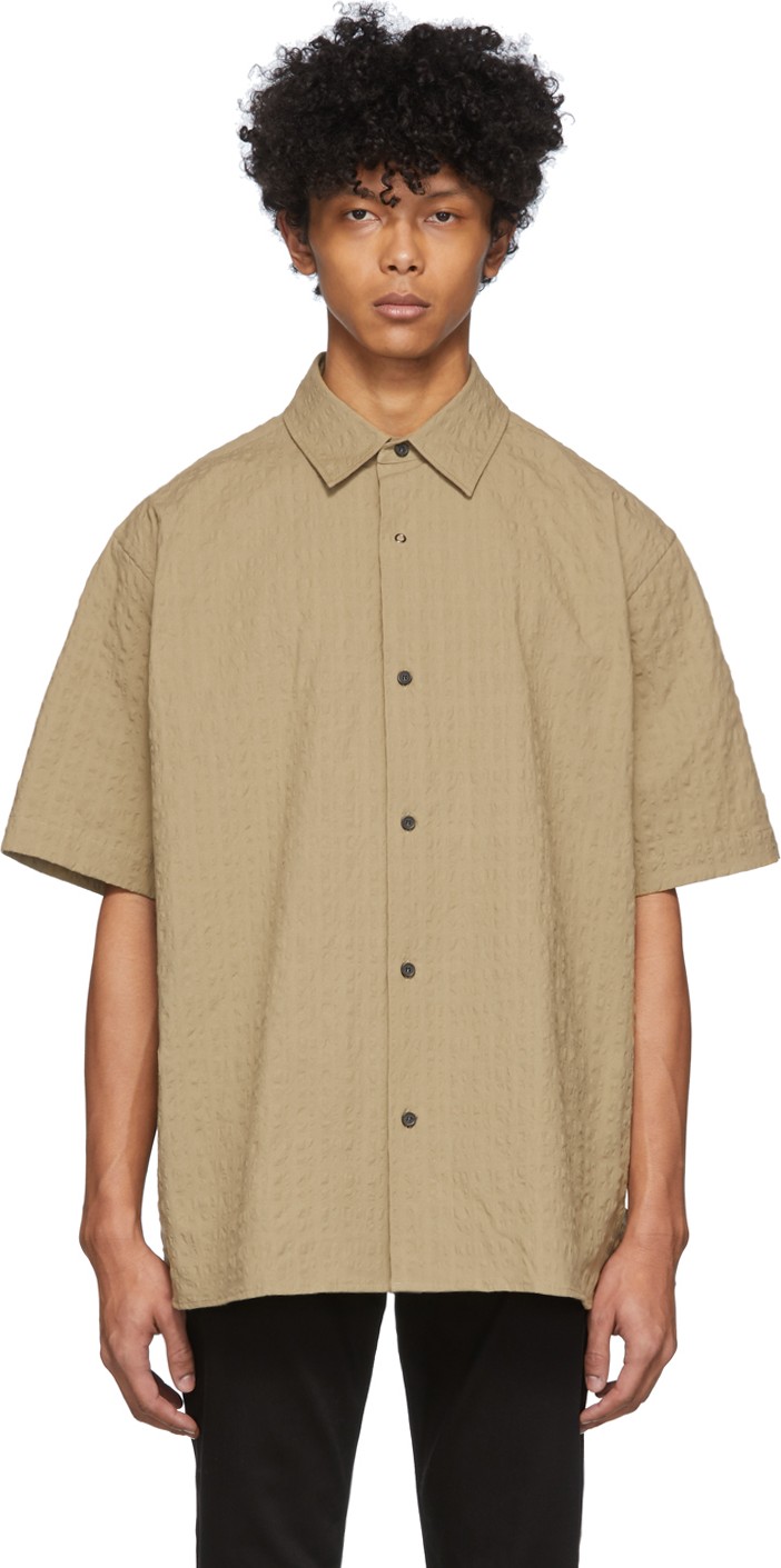 Acne Studios Beige Shepton Short Sleeve Shirt