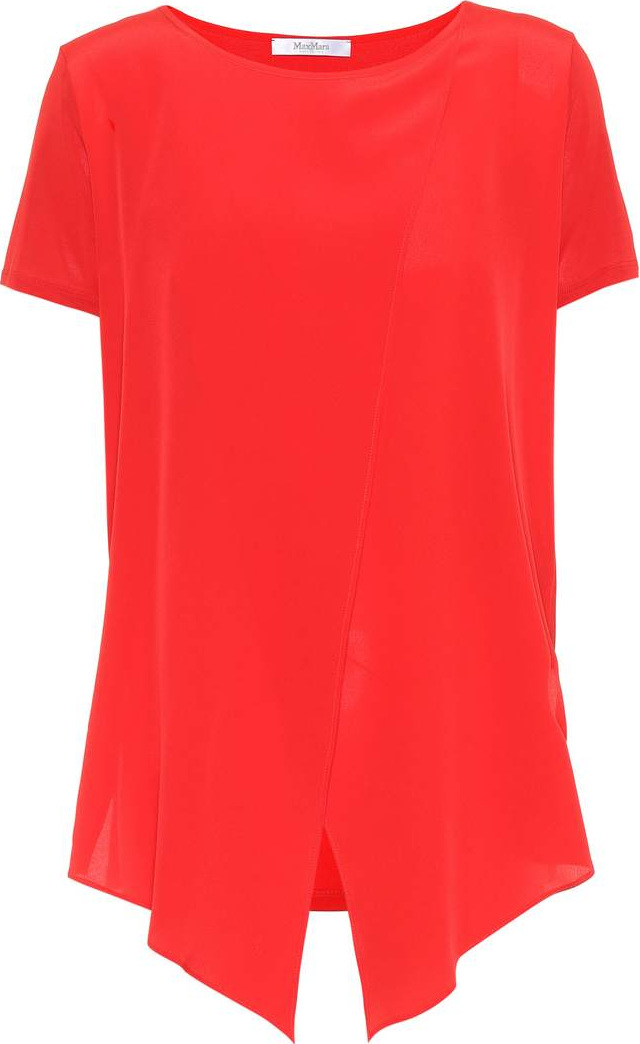 Max Mara Orma silk crêpe de chine top