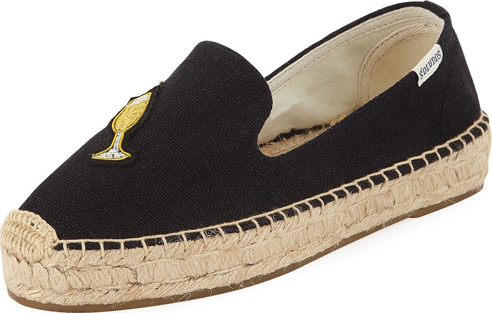 Soludos Cheers Espadrille Smoking Slippers
