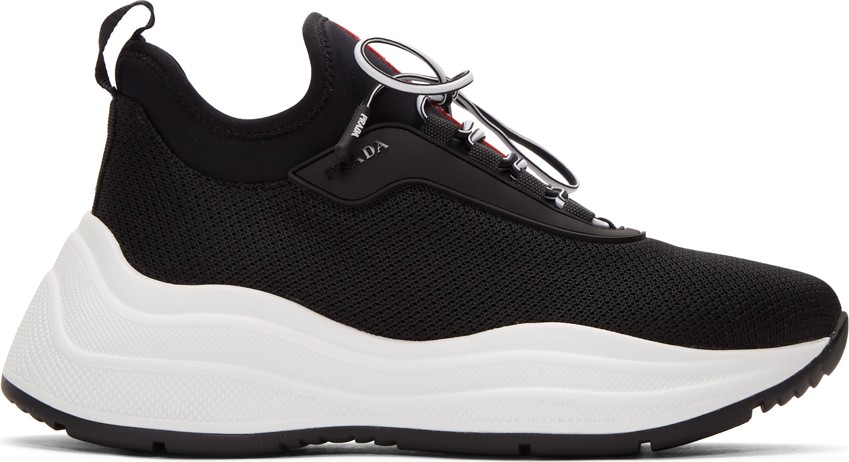 Prada Black Chunky Sneakers