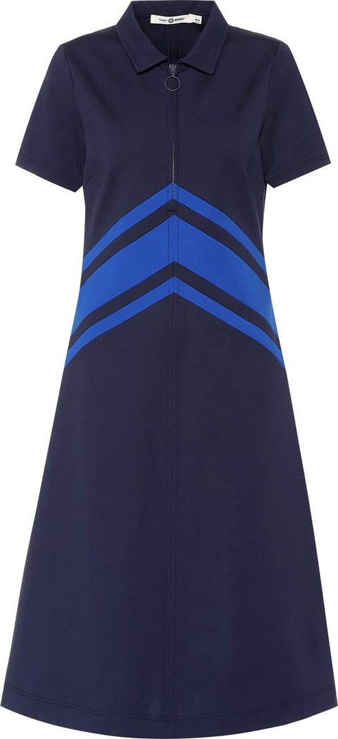 Tory Sport Chevron tech ponte dress