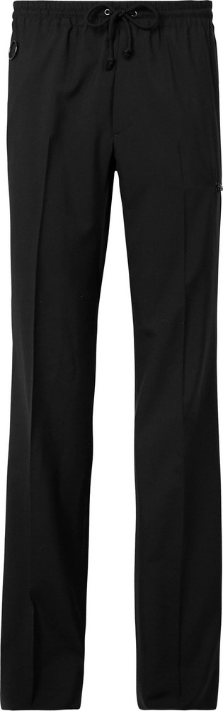 Undercover Black Wool Drawstring Trousers