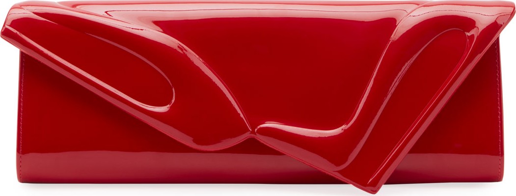 Christian Louboutin So Kate Patent East-West Clutch Bag  Black Christian Louboutin So Kate Patent East-West Clutch Bag  Black