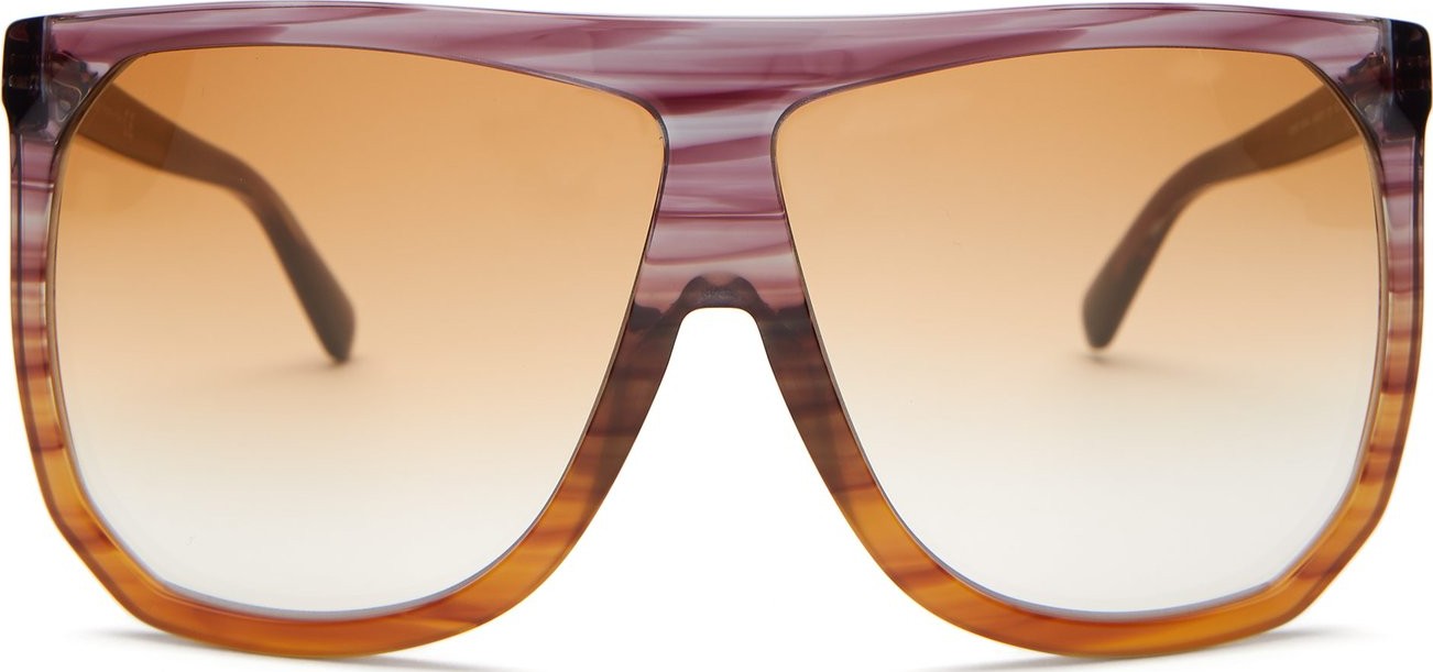 LOEWE Filipa flat-top acetate sunglasses