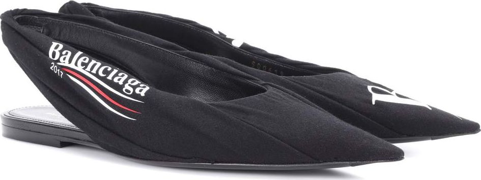 Balenciaga Knife printed ballerinas