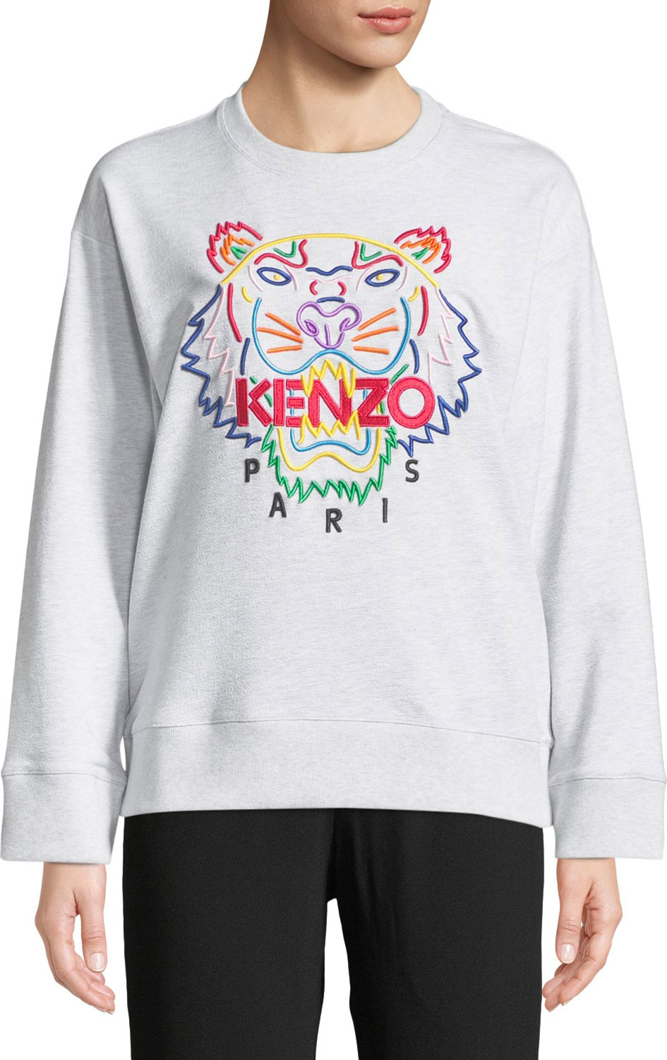 KENZO Tiger Logo Crewneck Pullover Sweatshirt