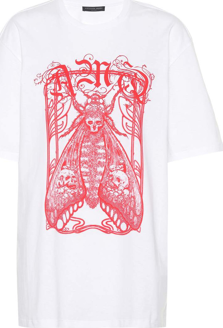 Alexander McQueen Printed cotton T-shirt