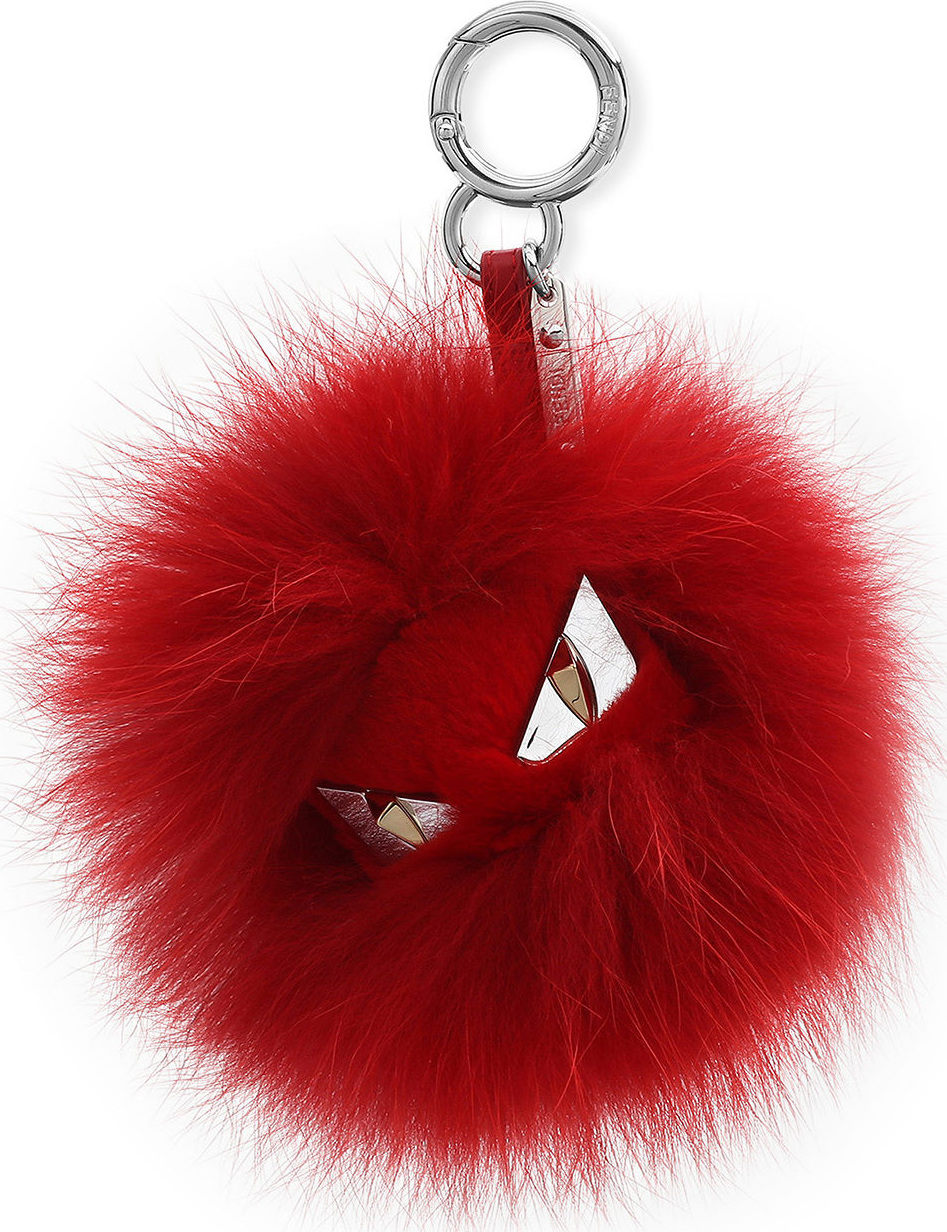 Fendi Bag Bugs Monster Fox and Rabbit Fur Bag Charm