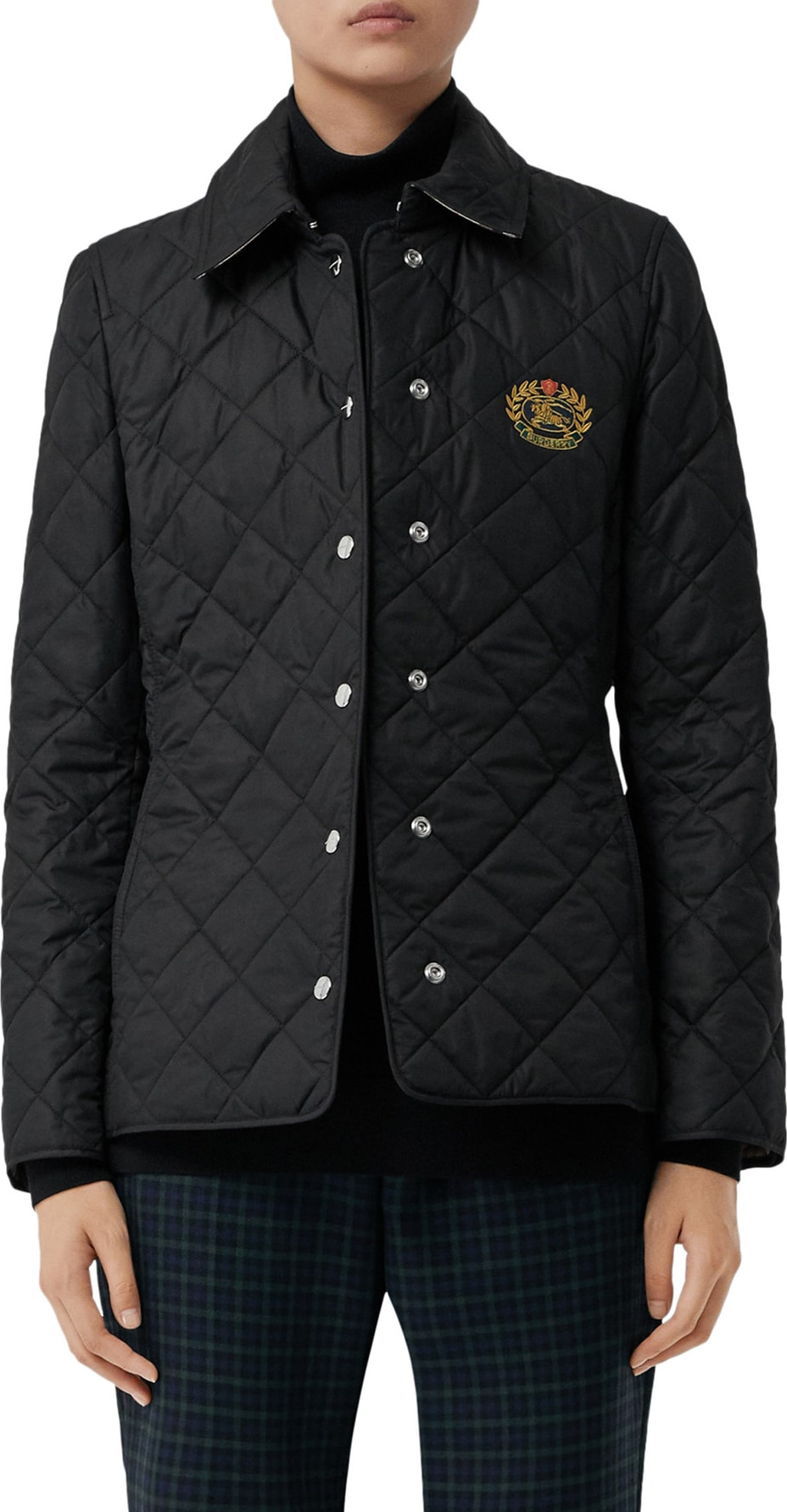 Burberry London England Franwell Diamond Quilted Jacket