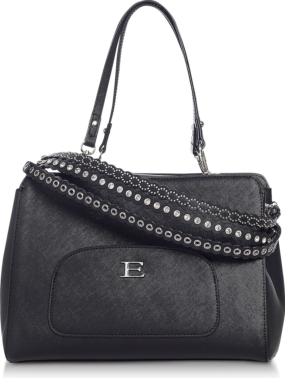Ermanno Scervino Black Signature Shoulder Strap