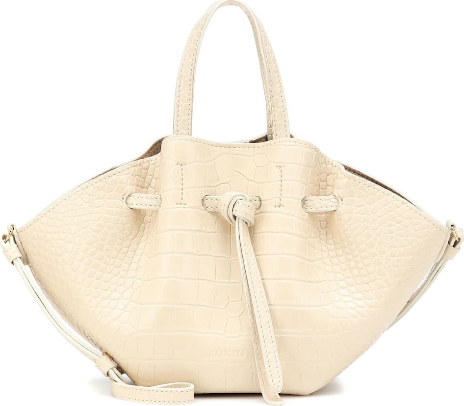 Nanushka Mini Lynne croc-effect tote