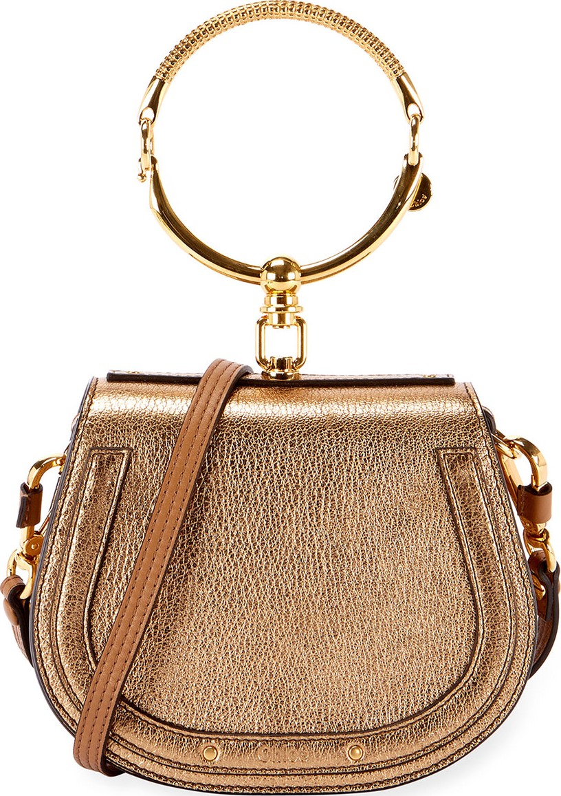 Chloe Nile Small Metallic Bracelet Bag