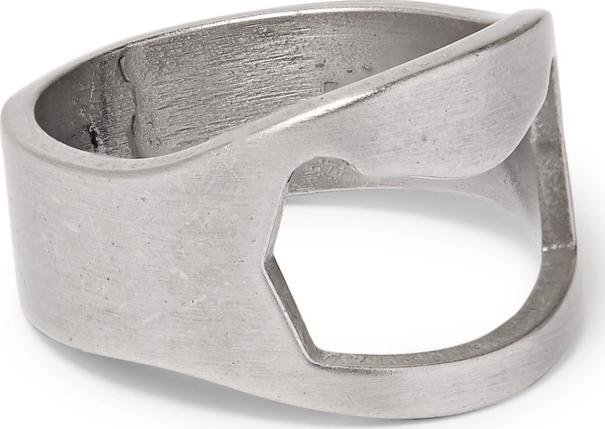 Off White Bottle Opener Stainless Steel Ring