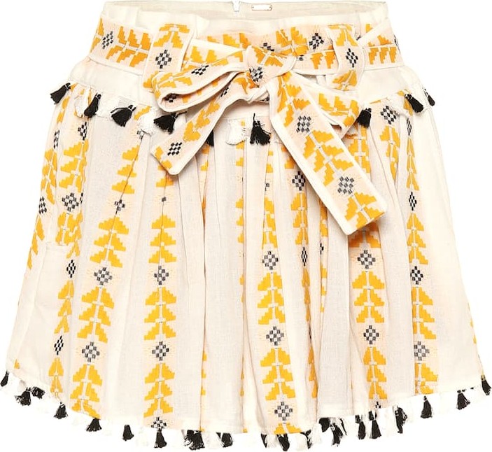 DODO BAR OR Embroidered cotton shorts