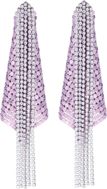 Paco Rabanne Exclusive to Mytheresa – Crystal and mesh earrings