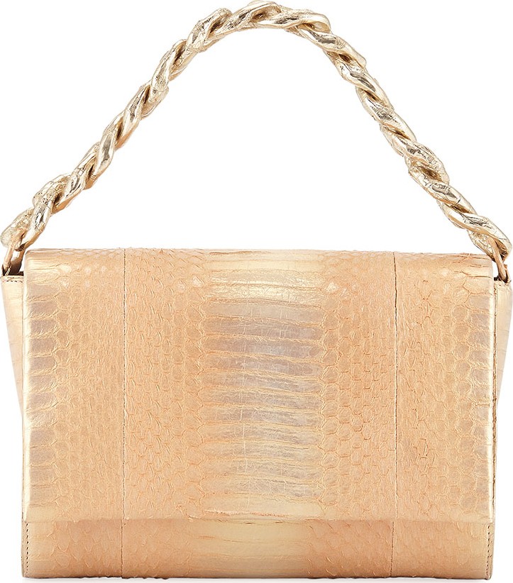 Nancy Gonzalez Carrie Small Ombre Snakeskin Clutch Bag