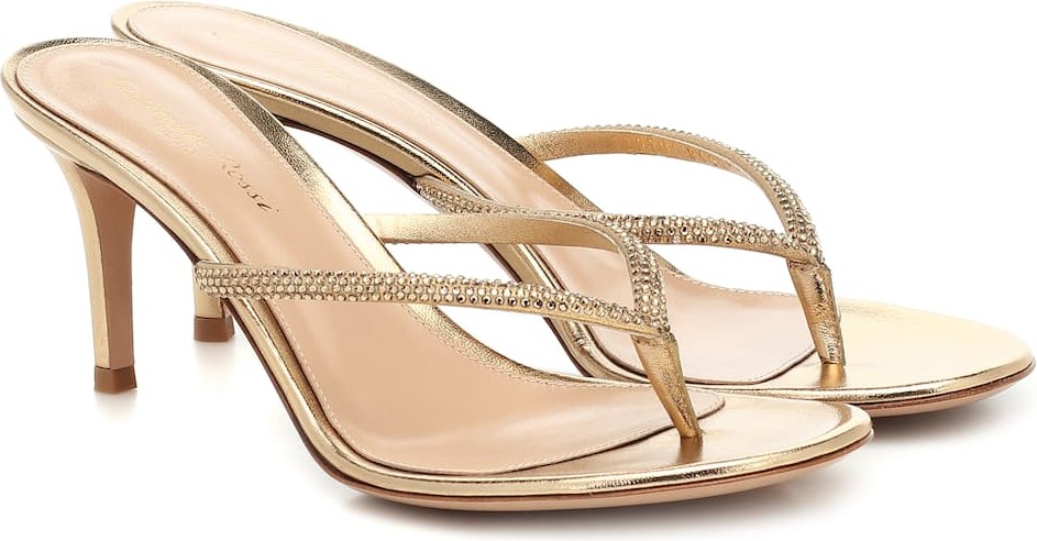 Gianvito Rossi India 70 patent-leather sandals