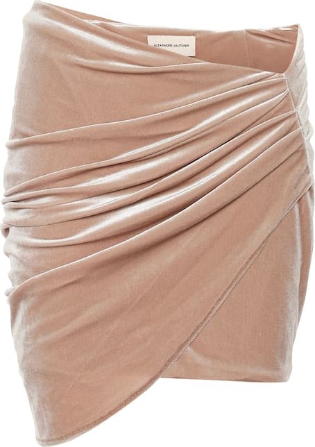 Alexandre Vauthier Velvet miniskirt