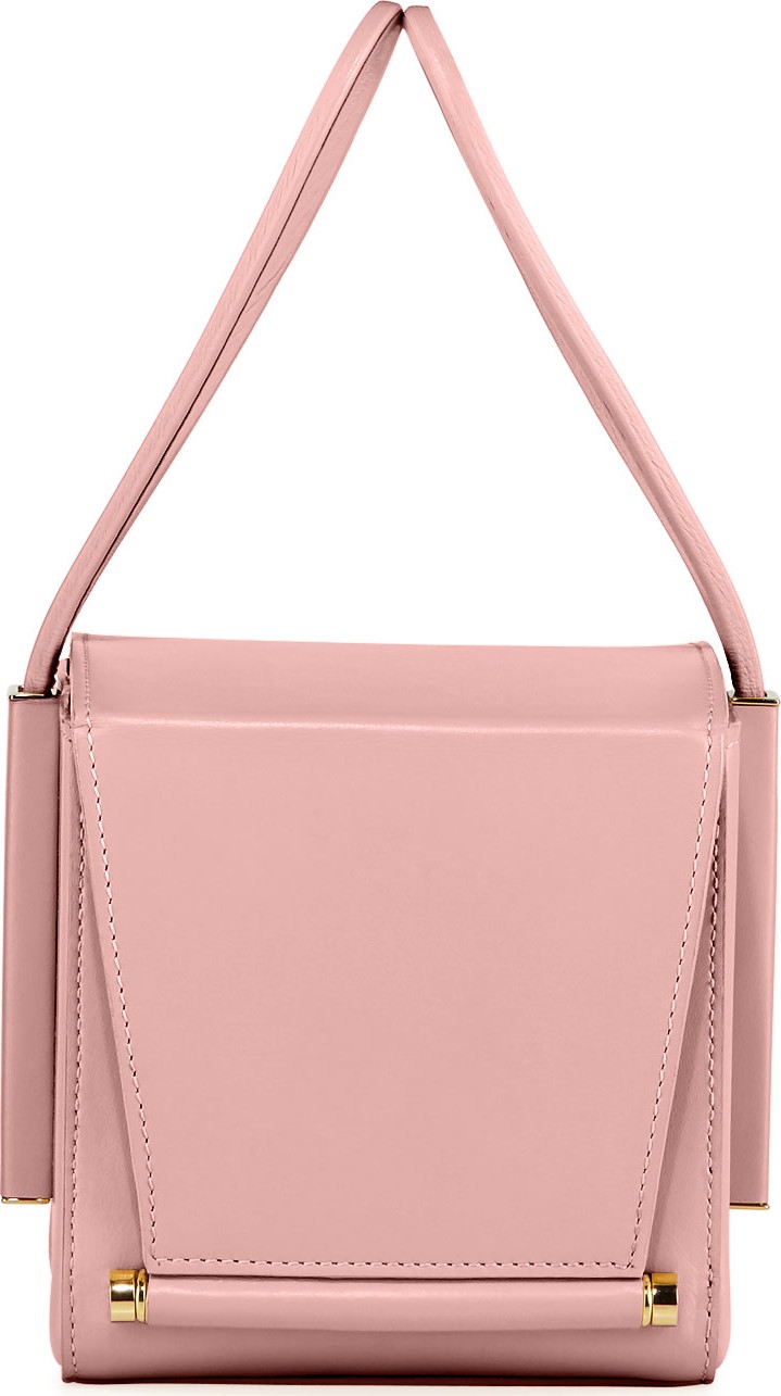 Roksanda Smooth Leather Box Bag  Yellow