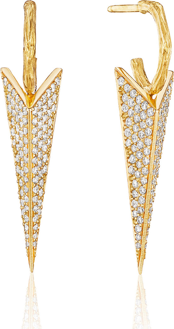 Mimi So Wonderland Pave Diamond Stinger Drop Earrings