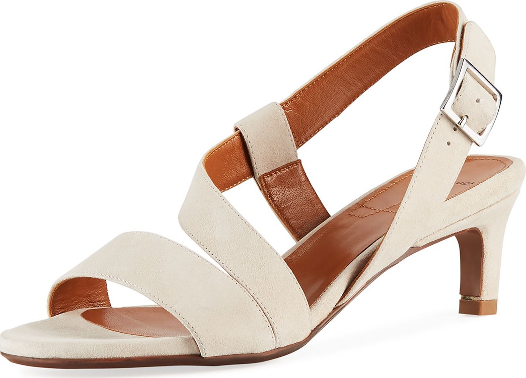 Aquatalia Tana Strappy Suede Sandals