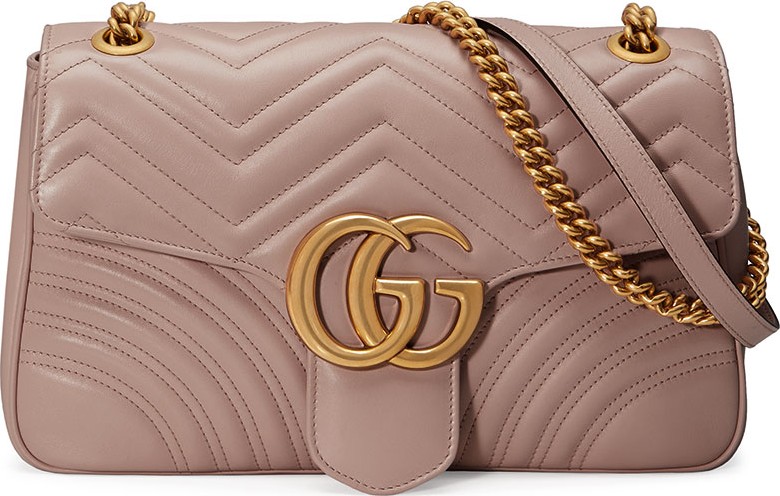 Gucci GG Marmont Medium Leather Shoulder Bag