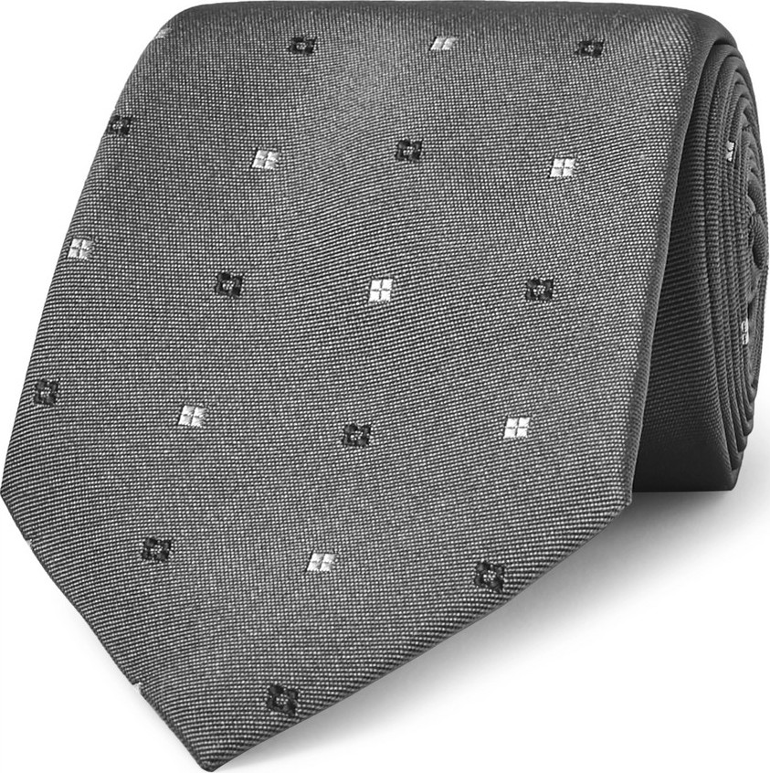 Turnbull & Asser 8cm Silk-Jacquard Tie