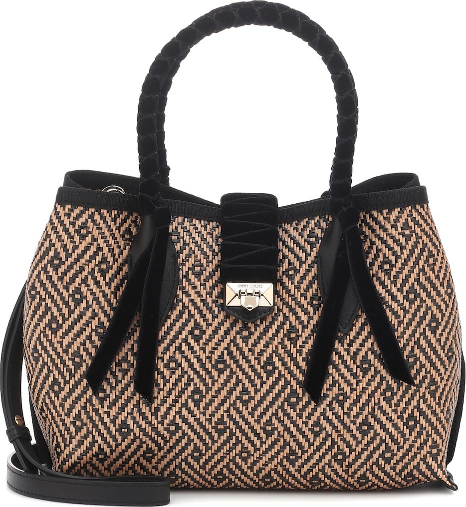 Jimmy Choo Marianne Small raffia tote