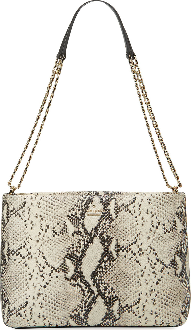 Kate Spade New York emerson lorie snake-print shoulder bag