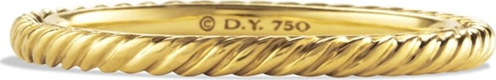 David Yurman 'Cable' Band Ring in Gold