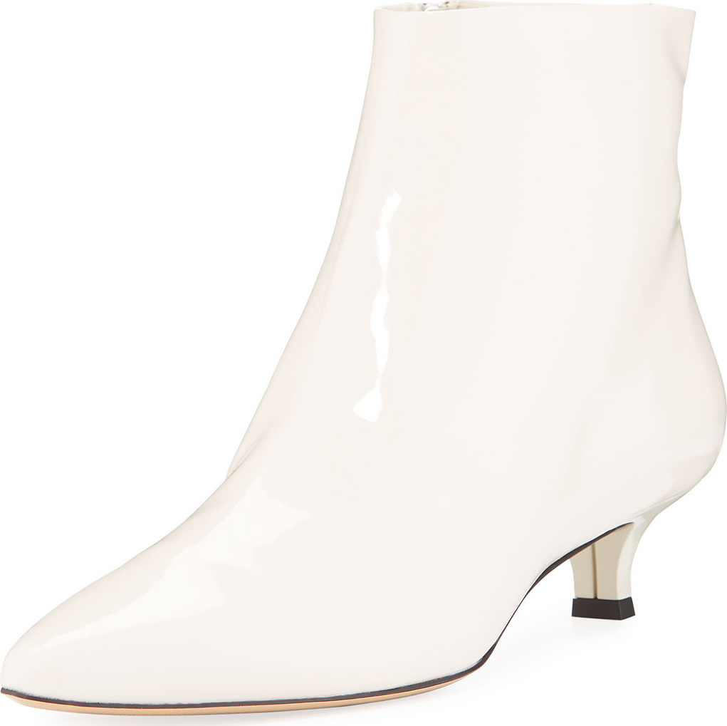 THE ROW Coco Patent Leather Bootie