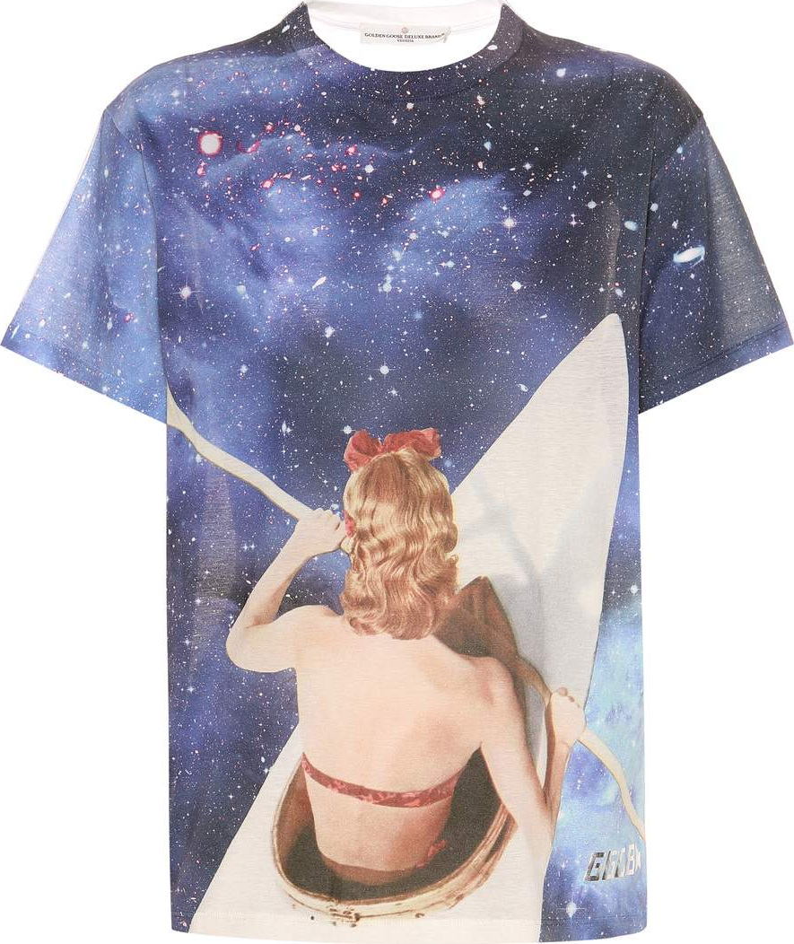 Golden Goose Deluxe Brand Galaxy printed cotton T-shirt
