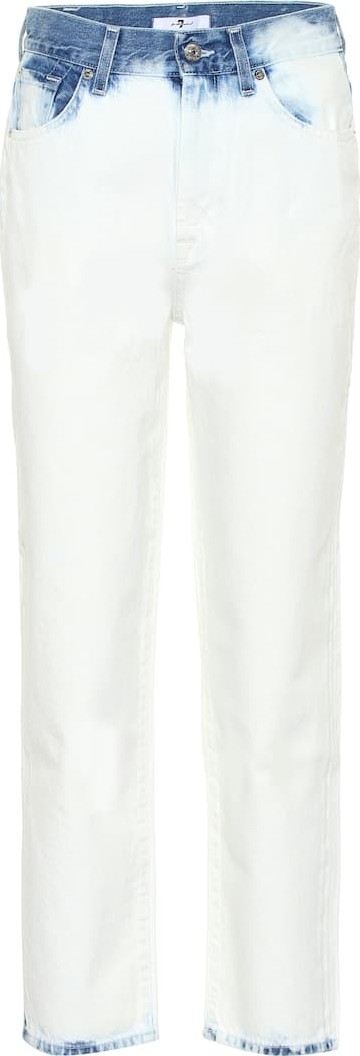 7 For All Mankind Malia cropped high-rise jeans