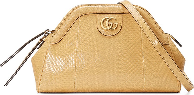 Gucci Re(Belle) Small Snakeskin Pochette Shoulder Bag