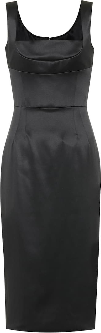 Dolce & Gabbana Silk-blend pencil dress