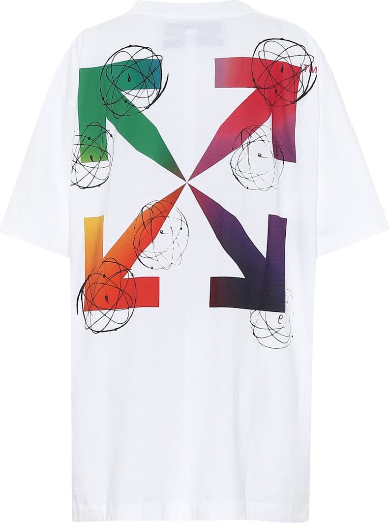 Off White Logo cotton-jersey T-shirt