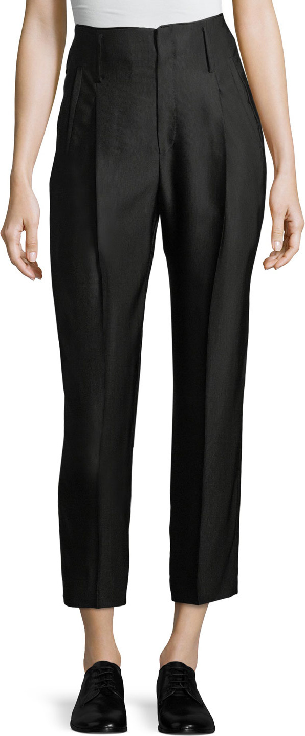 Giada Forte Cannette Pants w/ Center Pleats