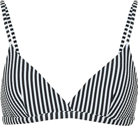 Asceno Striped bikini top