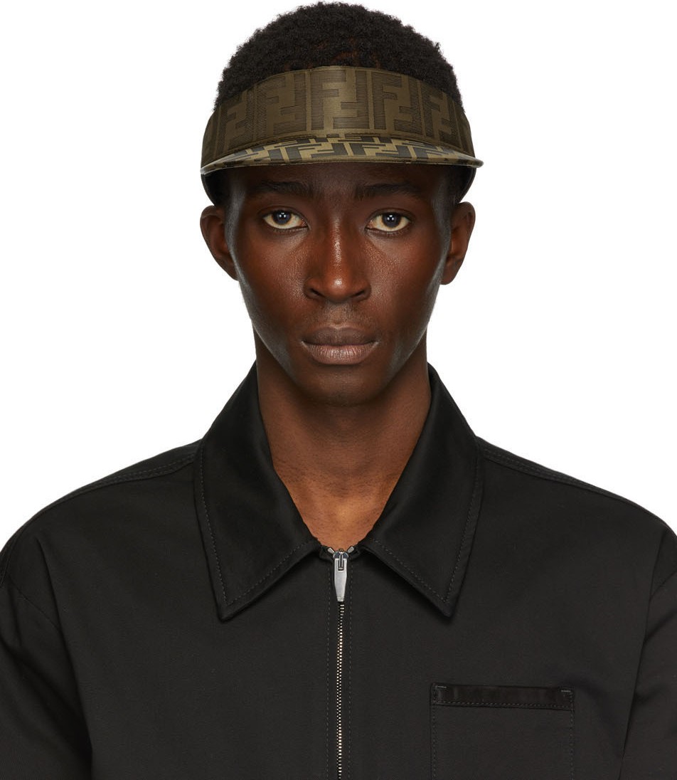 Fendi Brown 'Forever Fendi' Visor