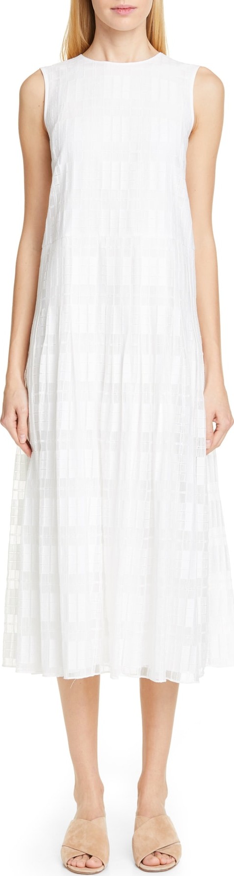Lafayette 148 New York Avalynn Sleeveless Midi Dress