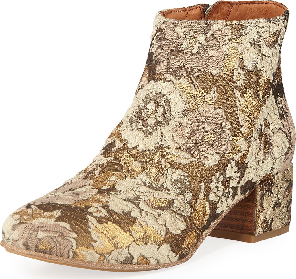 Gentle Souls Ella Block-Heel Booties