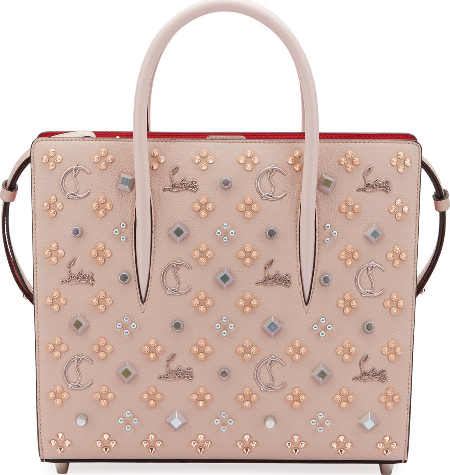 Christian Louboutin Paloma Medium Mixed-Stud Tote Bag