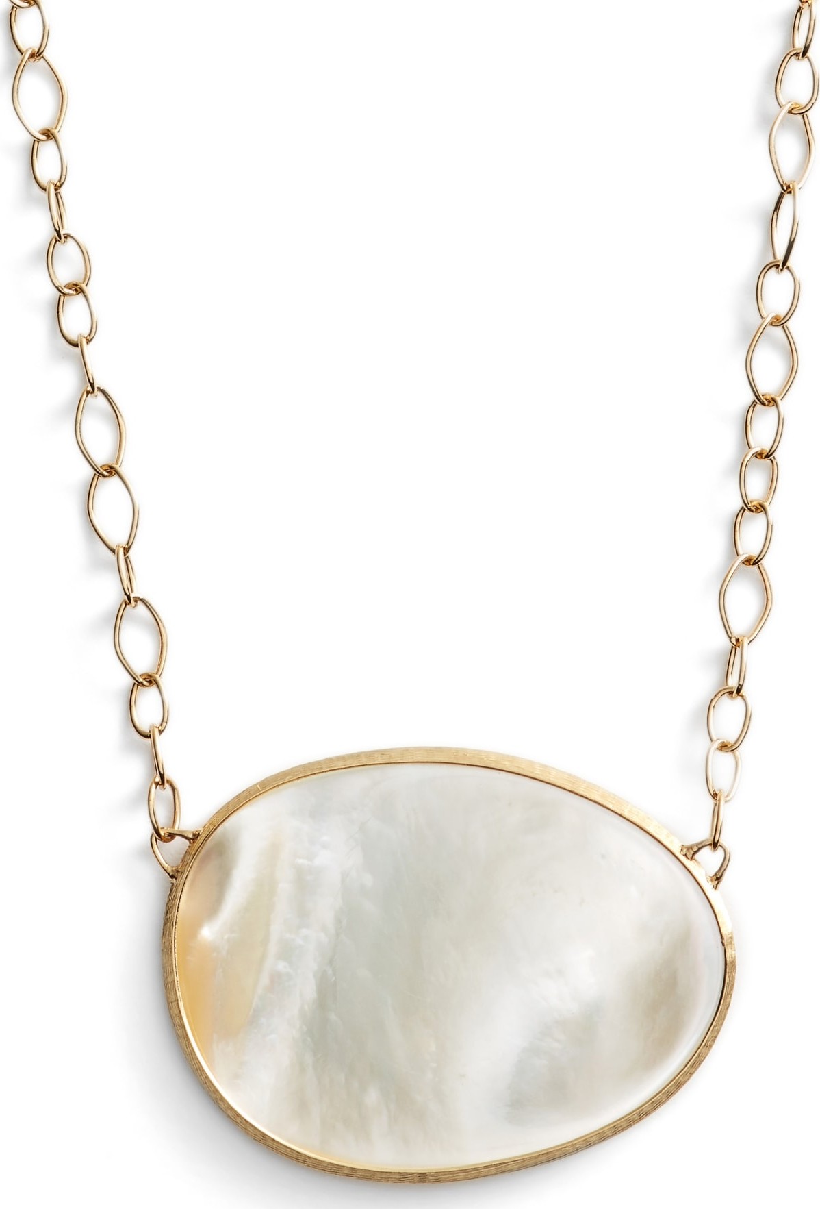 Marco Bicego Lunaria Mother of Pearl Pendant Necklace