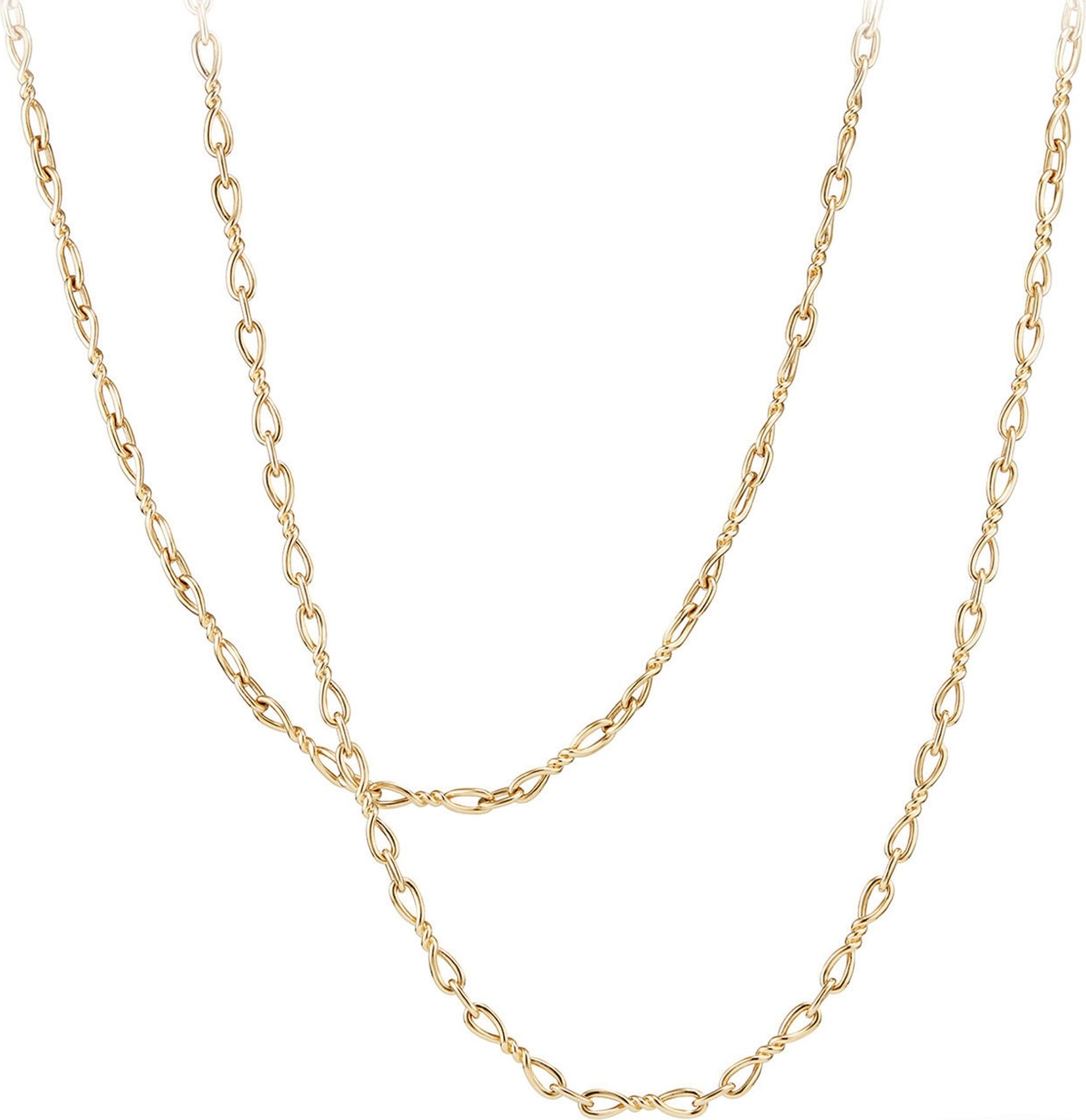 David Yurman Continuance Small 18K Chain Necklace